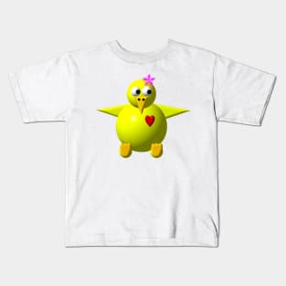 Cute Chick Kids T-Shirt